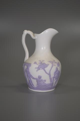 Samuel Alcock & Co., Jug, "Portland Vase" pattern, ca. 1845