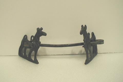 Unknown, Bridle bit Cheekpieces in Shape of Horses, 8th–7th century B.C.E.
