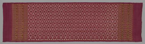 Unknown, Ikat-dyed weft twill, early 20th century