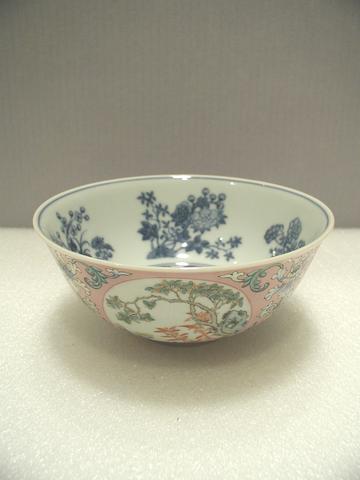 Unknown, Bowl with Flowers and Trees, 19th century