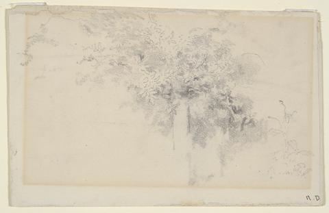 Narcisse Virgile Diaz de la Peña, Landscape Sketch, n.d.