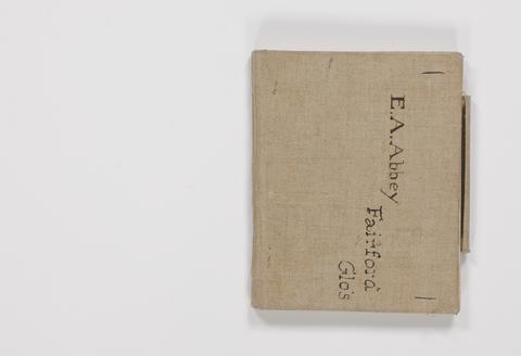 Edwin Austin Abbey, Sketchbook (57 leaves, perforated for removal, linen cover), n.d.