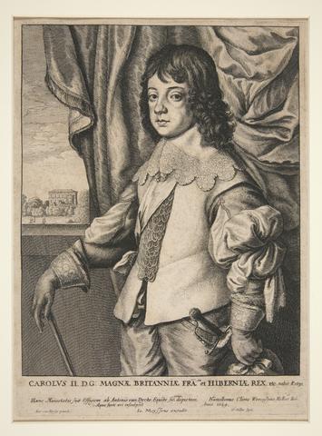 Wenceslaus Hollar, Charles II, 1649