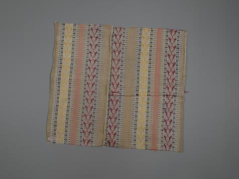 Unknown, Textile Fragment with Stripes, 18th–19th century