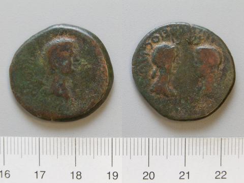 Nero, Emperor of Rome, Coin of Nero, Emperor of Rome from Knossos , A.D. 54–62
