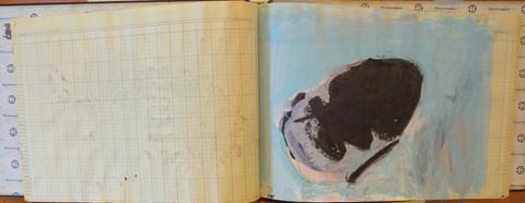 Manuel Neri, She Said: Burroughs Ledger Sketchbook of Preparatory Drawings for "She Said" Artist's Book, 1991