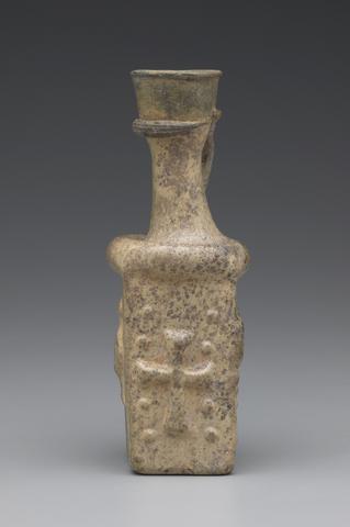 Unknown, Square Jug with a Stylite Saint, 5th–7th century A.D.