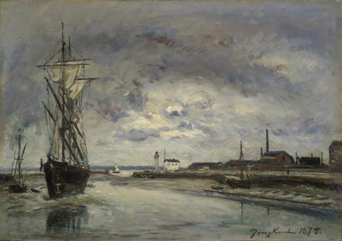 Johan Barthold Jongkind, The Port of Honfleur, 1875