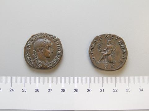 Gordian III, Emperor of Rome, Sestertius of Gordian III, Emperor of Rome from Rome, 241–44