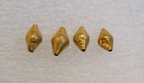 Unknown, Conch-shaped beads, mid-7th to 10th century