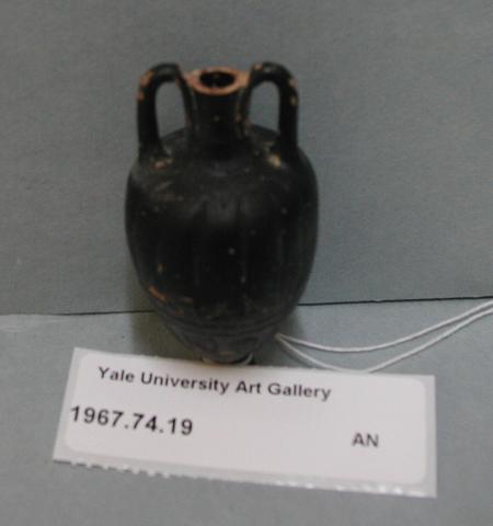 Unknown, Black-glazed amphoriskos, 4th century B.C.