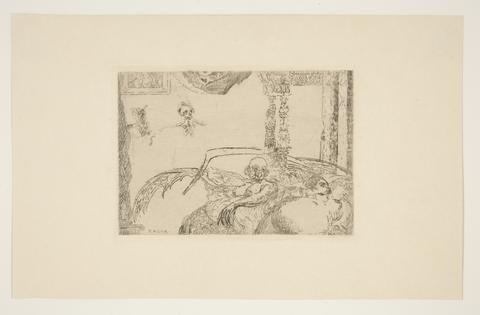 James Ensor, La luxure (Lust), from the portfolio Les péchés capitaux (The Deadly Sins), 1904
