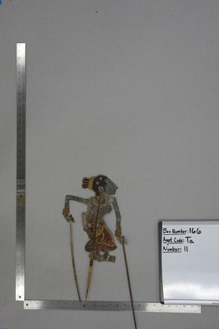 Shadow Puppet (Wayang Kulit) of Lenga Sekar, early 20th century