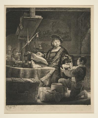 Rembrandt (Rembrandt van Rijn), Jan Uytenbogaert, The 'Gold-Weigher', 1639