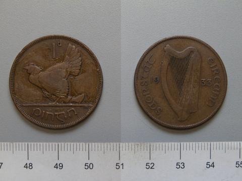 London, 1 Penny from London, 1933