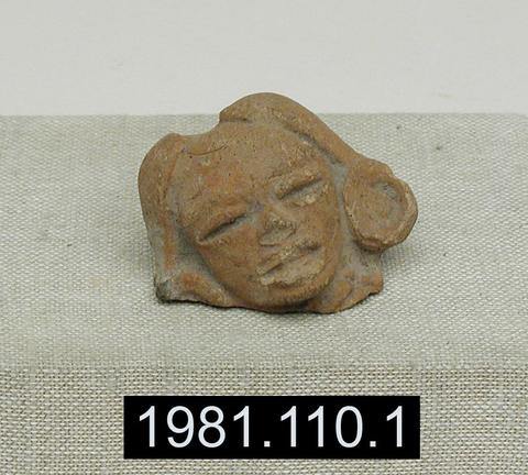 Unknown, Figurine head fragment, A.D. 400–600