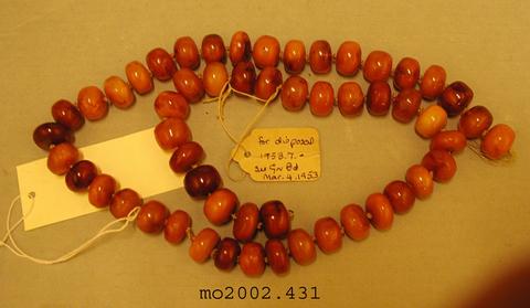 Unknown, Amber necklace, n.d.