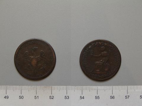 Birmingham Mint, Halfpenny Token from Lower Canada, 1814