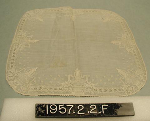 Unknown, Embroidered handkerchief, n.d.