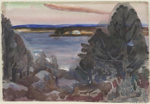 William Zorach, Sunset-Robinhood, Maine, n.d.