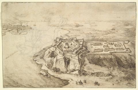 Pieter van Mammeren, View of Attamanskoy-Gorod and Assach, ca. 1630