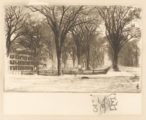 Ellen Oakford, Yale College, ca. 1898