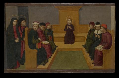 Ludovico Brea, Christ among the Doctors, 1500