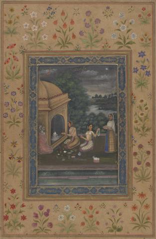 Unknown, Ragini Bhairavi, from a Garland of Musical Modes (Ragamala) manuscript, 18th century