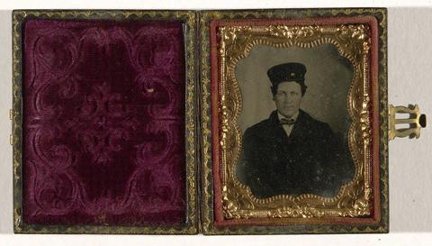 Unknown, Man with a Black Cap, 19th century
