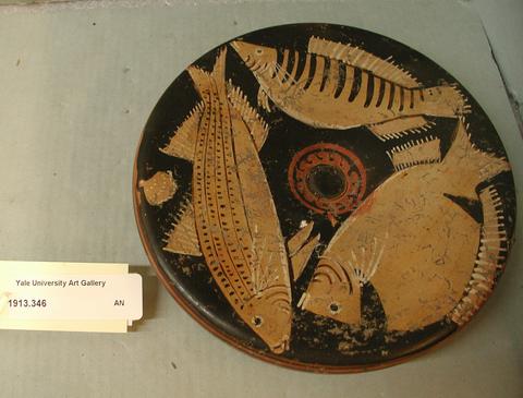 Grassi Painter, Fish plate, ca. 360 B.C. to 320 B.C.