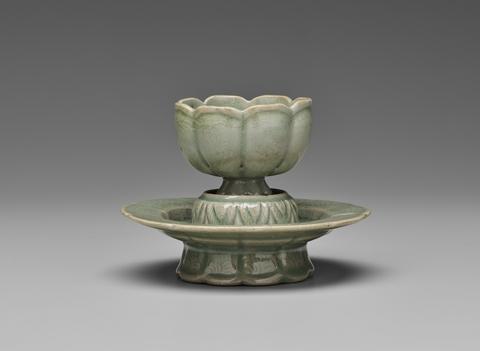 Unknown, Wine Cup and Stand, ca. 12th century