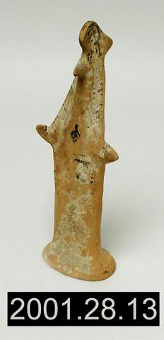Unknown, Terracotta figure of a standing woman, ca. 600–550 B.C.