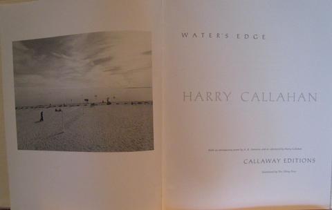 Harry Callahan, Water's Edge, 1980
