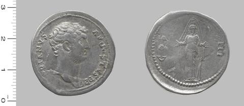 Hadrian, Emperor of Rome, Cistophorus of Hadrian, Emperor of Rome from Hypaepa, 129