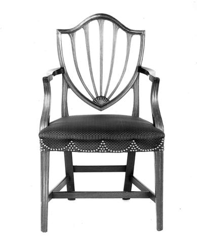 Unknown, Armchair and side chair, 1790–1800