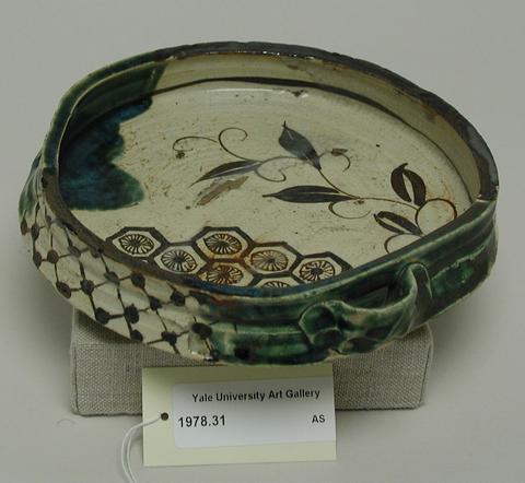 Unknown, Oribe dish, 1615–1868