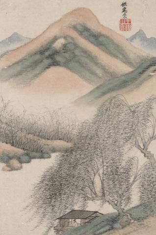 Wang Jian, Landscapes in the Styles of Old Masters; Landscape after Hui Chong (965–1017), 1669