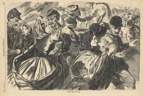 Winslow Homer, Home from the War, from Harper's Weekly, June 13, 1863, 1863