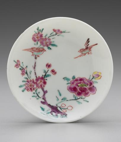 Unknown, Set of Six Tea Cups and Saucers, 1745–50