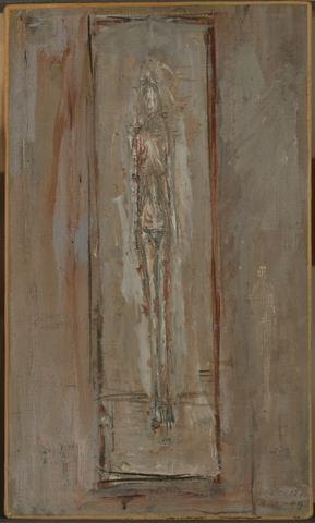 Alberto Giacometti, Standing Figure in Box, 1948–49