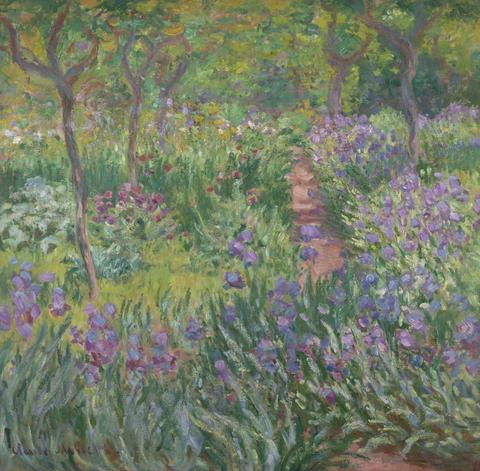 Claude Monet, The Artist's Garden in Giverny, 1900