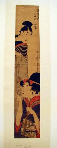 Kitagawa Utamaro, Young man on homeward from "Ukiyo Hakkei" (Modern Eight Scenes), 2nd half 18th century