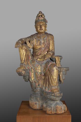 Unknown, Bodhisattva Avalokiteshvara in the Water-Moon Manifestation (Shuiyue Guanyin), 1168, dated by inscription