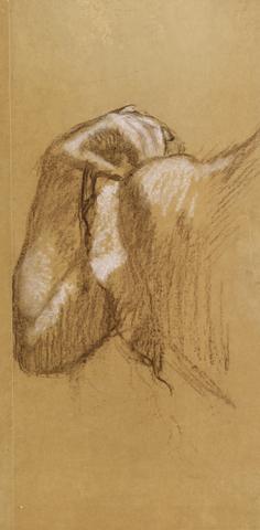 Edgar Degas, Study of an Arm, ca. 1895–1900