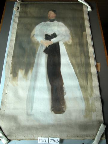 Edwin Austin Abbey, Figure Study of Mary Gertrude Abbey (née Mary Gertrude Mead, 1851–1931), ca. 1890–1911