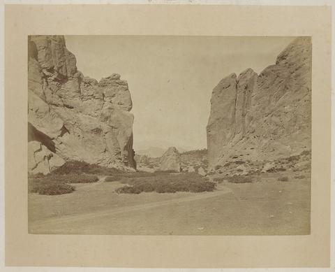 William Henry Jackson, Gateway of the Garden of the Gods (Pikes Peak, Colorado), 1870–79