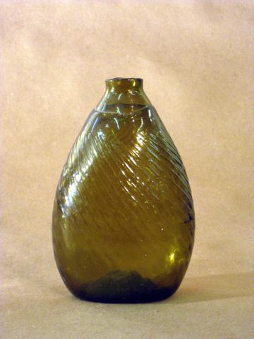 East Hartford Glass Works, Flask, 1810–30