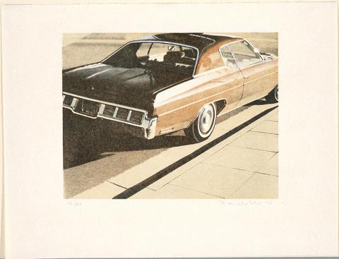 Robert Bechtle, Four Chevies (car on street), 1973