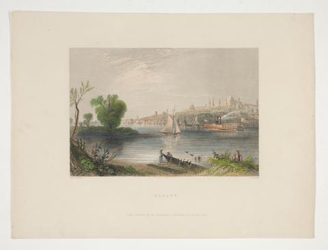 Charles Cousen, Albany, illustration for Nathaniel Parker Willis's book American Scenery, 1837