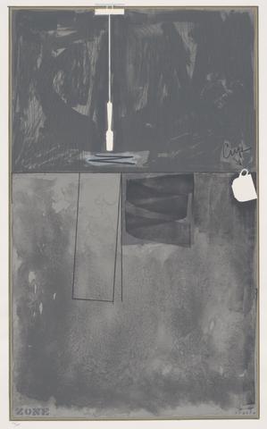 Jasper Johns, Zone, 1972